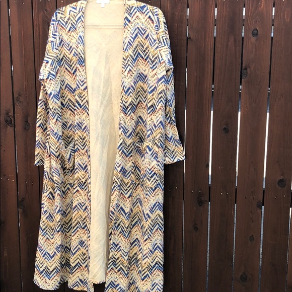 LuLaRoe Sweaters - Lularoe Sarah cardigan print size L